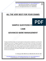 Sample Paper-CAIIB-ABM-By Dr. Murugan