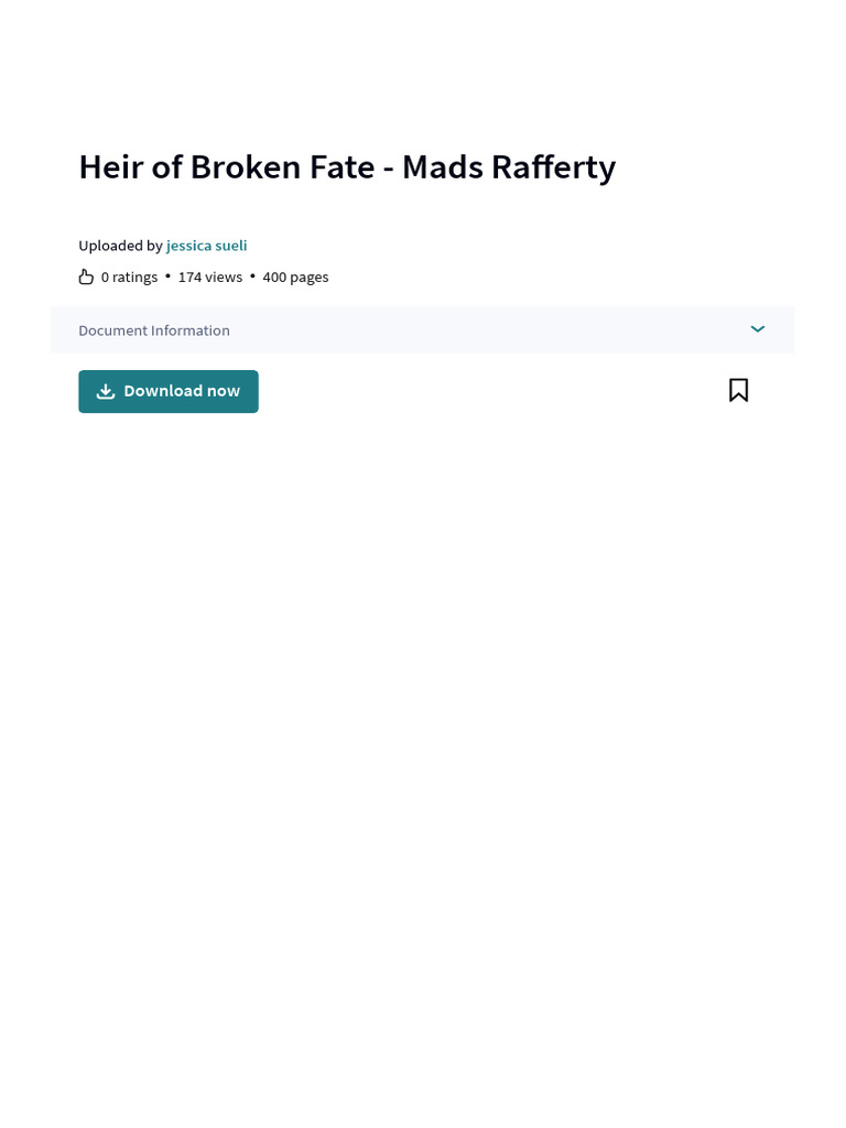 Heir of Broken Fate - Mads Rafferty - PDF - Fairies | PDF | Scribd ...