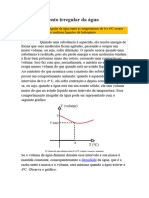 Comportamento Irregular Da Água FISICA