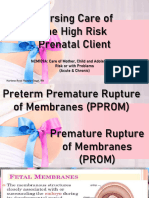 C. PROM and PRETERM LABOR