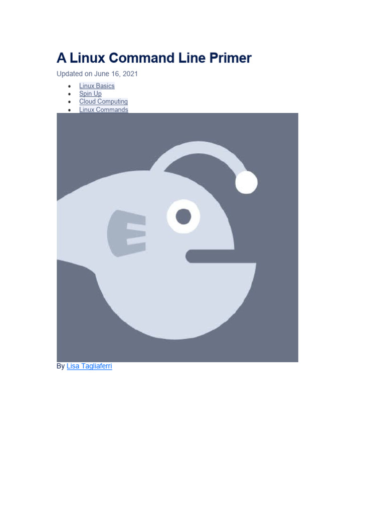 A Linux Command Line Primer | PDF | Graphical User Interfaces ...