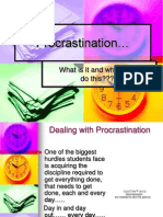 Procrastination vs Goals