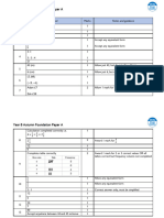 Year 8 Autumn Foundation Mark Scheme A