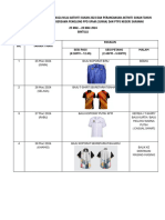 Penetapan Pakaian Bengkel Pasca Nilai Aktiviti Sukan 2023 Dan Perancangan Aktiviti Sukan T