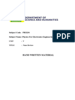 Unit V Handwritten Materials