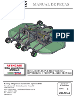 Rocadeira Dupla Reversivel - F260 - SERIE B