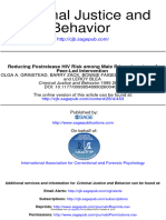 Reducing Postrelease HIV Risk Among Male Prison Inmates