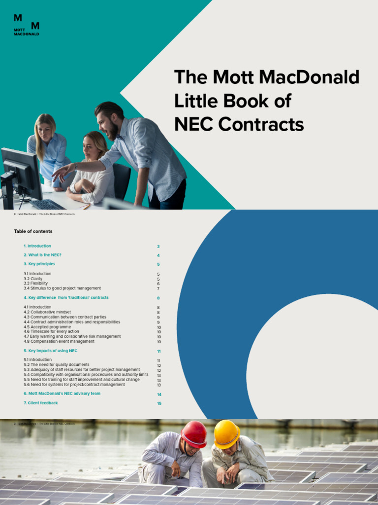 Overview of NEC Contracts by Mott MacDonald | PDF | Business