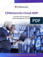 CDNetworks Cloud MSP Brochure