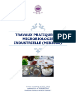 Travaux Pratiques de Microbiologie Industrielle 2022 - 2023-1