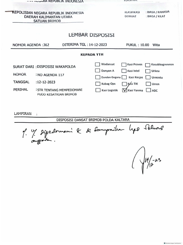 Dispo Tentang Pudd Kesatrian Brimob | PDF