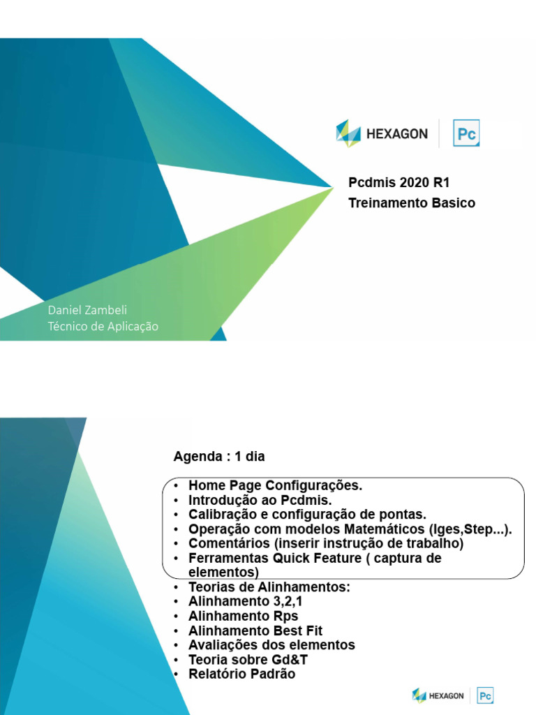 Treinamento Básico em PC-DMIS 2020 | PDF | Programas
