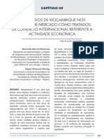 Os Desafios de Mocambique Nos Acordos de Mercado Como Tratados de Comercio Internacional Referente A Actividade Economica