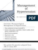 Management of Hypertension