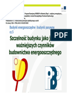 SZCZELNOŚĆ BUDYNKU