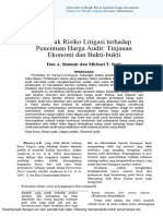 Indonesia, Impact of Litigation Risk On Audit Pricing A Review of The Economics and The Evidence