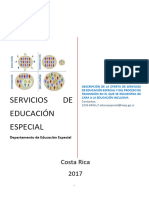 Oferta de Servicios de Educacion especial-MEP2021