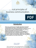 Ethical Principles of Communication