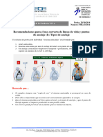 Recomendaciones para El Uso Correcto de Líneas de Vida y Puntos de Anclaje (I) - Tipos de Anclaje