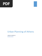 Athens Urban Planning During History