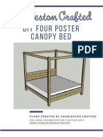 DIY Four Poster Canopy Bed
