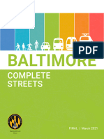 Baltimore Complete Streets Manual Final March 2021