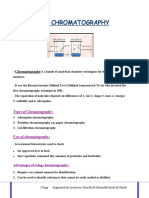 9) Paper Chromatography