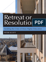 Retreat or Resolution Tackling The Crisis of Mass Higher Education