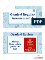 Grade 6 - RA4 Review - Handout