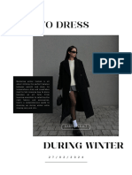 How To Dress During Winter