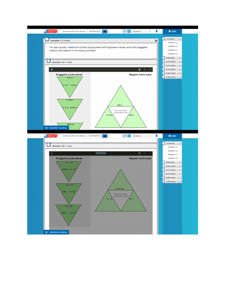 Maths - May - 23 e Assessment Myp Ib | PDF