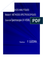 Cours de Spectroscopie UV-VISIBLE