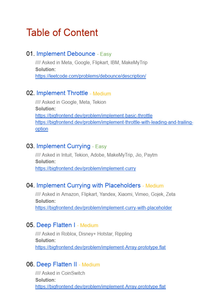 One Stop Javascript Interview (Preview) | PDF | Computing | Computer ...