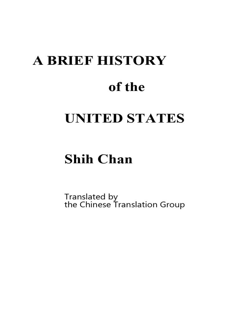 Brief History of the United States | PDF | Thirteen Colonies | American ...