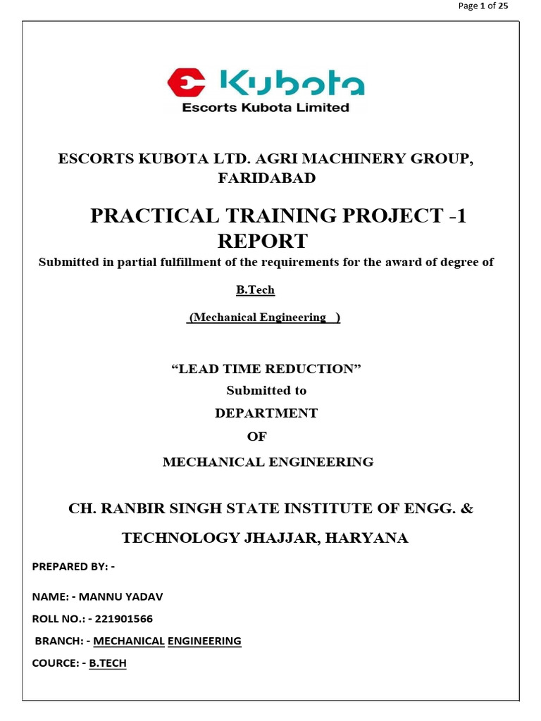 Tractor Presentation Pdf Engineering