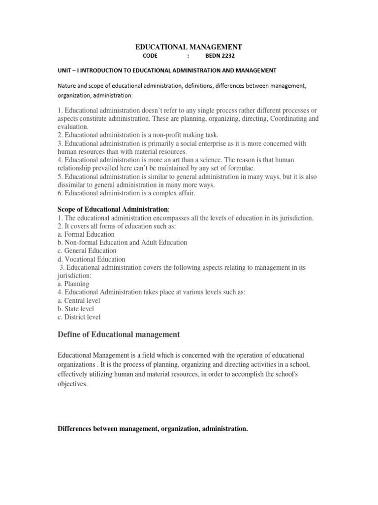 Educational Management PDF Mentorship Leadership