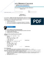 Q1W1 MATH7 Learning Activity Sheet4