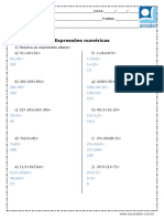 Atividade de Matematica-Expressoes-Numericas-5-Ou-6-7-Ano