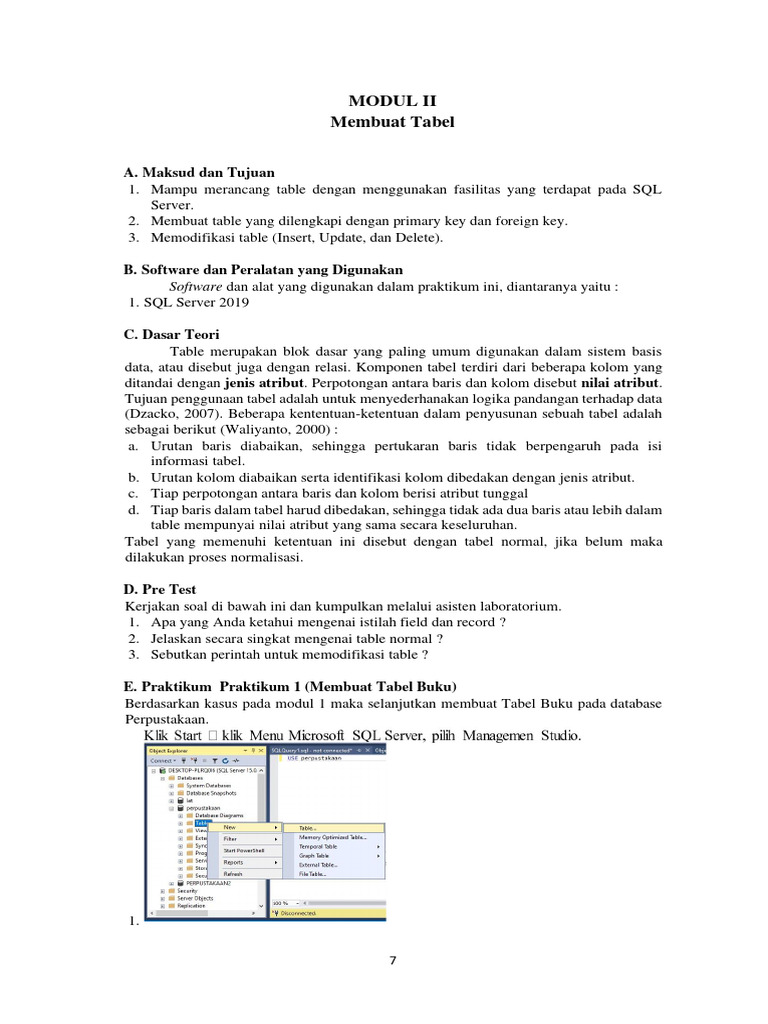 Modul 2 (Praktikum Sistem Dan Teknologi Basis Data - TI) | PDF
