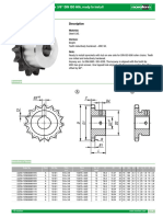 Datasheet 17671 Sprockets Single 5 8 X 3 8 DIN ISO 606 Ready To Install - en