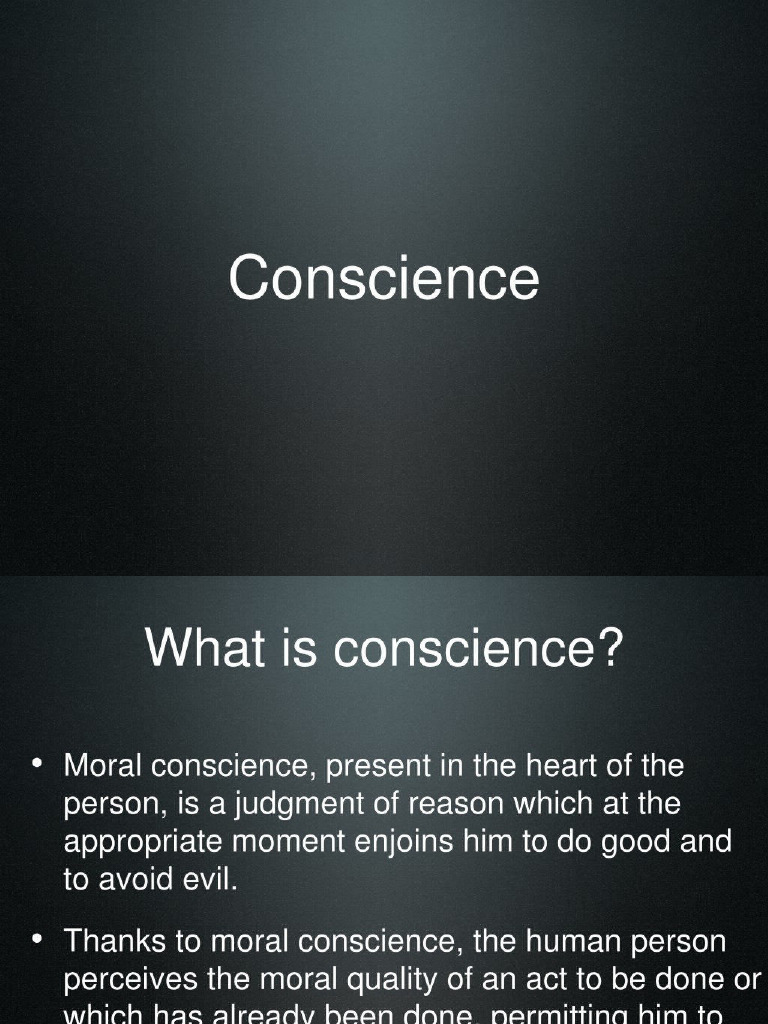 Conscience | PDF