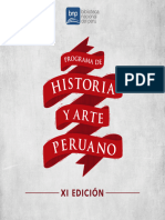 Brochure - Programa de Historia y Arte Peruano