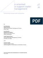 Stakeholder-Oriented Valuation To Support Water Resources Management Processes