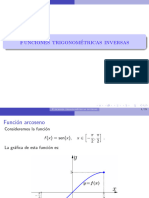 Funciones Trigonométricas Inversas