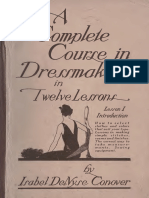 9.1 A Complete Course in Dressmaking I