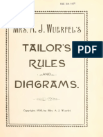 1.3 Mrs. A. J. Wuerfel's Tailors Rules and Diagrams.