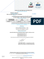 Certificaciones Cajas Radwel