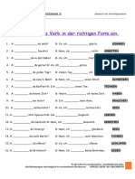 A1 Das Prasens Fur Anfanger Arbeitsblatter Grammatikerklarungen Grammatikubung - 102986
