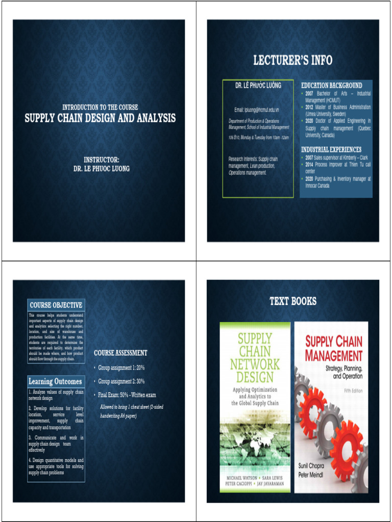 Chapter 1 - Session 1 - The Value of Supply Chain Network Design ...