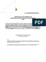 Certificado Islr 2023 Constructora Bonao, C.A.